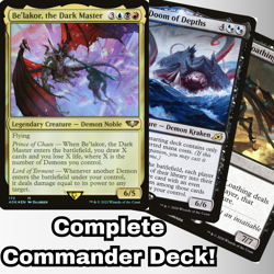 MTG Commander EDH Deck Be'lakor, the Dark Master 100 Cards Demons Custom Deck - Image 1