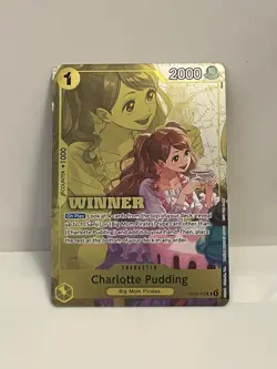 OP03-112 Charlotte Pudding Alt Art Promo Winner Pack Vol. 8 One Piece TCG NM - Image 1