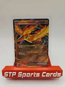 Team Rocket's Moltres ex - (Destined Rivals Stamp) 031/182 Miscellaneous Cards & - Image 1