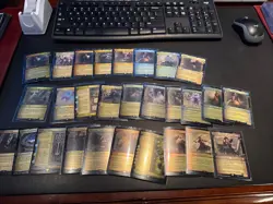 MTG Lord of the Rings Cards Lot, Showcase Scrolls Foil and Non-Foil - Image 1