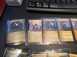 MTG Lord of the Rings Cards Lot, Showcase Scrolls Foil and Non-Foil - Image 2