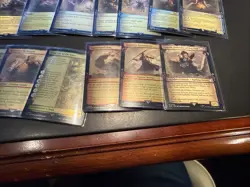 MTG Lord of the Rings Cards Lot, Showcase Scrolls Foil and Non-Foil - Image 5