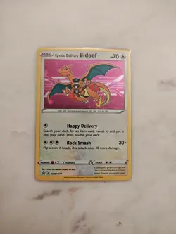 Special Delivery Bidoof SWSH177 SWSH: Sword & Shield Promo Cards Holo - Image 3