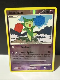 Pokemon Card - Roselia Stormfront 72/100 Reverse Holo - Image 1