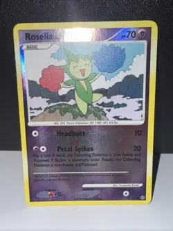 Pokemon Card - Roselia Stormfront 72/100 Reverse Holo - Image 2