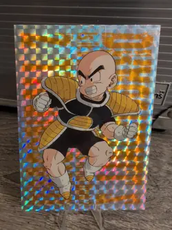 Vintage Official Krillin 1999 Dragon Ball Z FUNimation Foil Holo JPP/AMADA Card - Image 3
