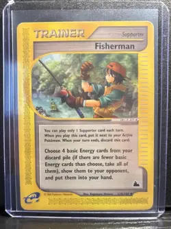 Pokemon Trainer Fisherman 125/144 Skyridge Regular Non Holo - Image 1
