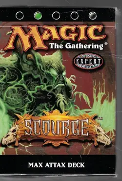 MTG Scourge Theme Deck Max Attax English Magic the Gathering Sealed - Image 1