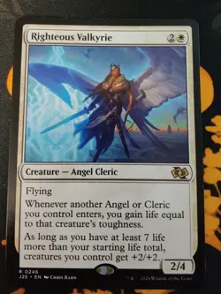 1x Righteous Valkyrie, Magic the Gathering MTG NM - Image 1