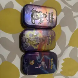 3 x Sealed Kanto Power Mini Tins Full Art Set Pokemon TCG - Image 1