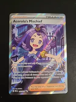 Acerola's Mischief 165/132 - Pokemon Mega Evolution Full Art Rare NM - Image 1