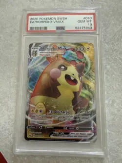 2020 Pokemon TCG Sword And Shield FA/Morpeko Vmax Psa 10 - Image 1