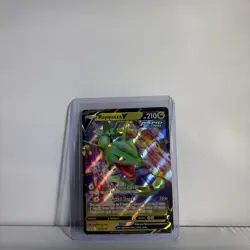 Rayquaza V Rapid Strike 2021 Swsh147 Pokemon Promo Holo. - Image 1