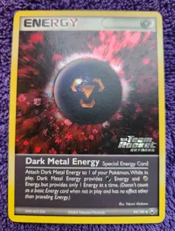Dark Metal Energy 94/109 Team Rocket Returns Stamped Reverse Holo Pokemon *NICE* - Image 1
