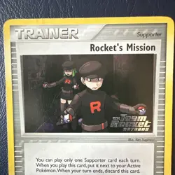 Pokemon Rocket's Mission EX Team Rocket Returns Reverse Holo Trainer 88/109 - Image 3