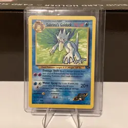Pokemon Sabrina's Golduck 30/132 Gym Challenge 2000 TCG - Image 1