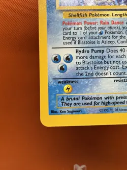 Pokemon Blastoise 2/102 Classic Collection Celebrations - NM - Image 4