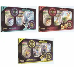 3 Pokemon TCG Eevee Vmax Premium Collection Box Jolteon Flareon Vaporeon 820650851308 - Image 1