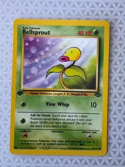 Pokemon TCG Jungle Bellsprout 49/64 1st Edition LP - Image 1
