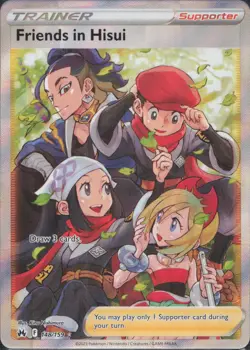 Pokemon TCG - Friends in Hisui (Full Art) - Crown Zenith (CRZ) (1) - Image 1