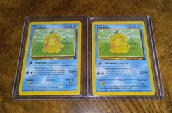 Psyduck 65/82 Team Rocket Pokemon x2 - Image 1