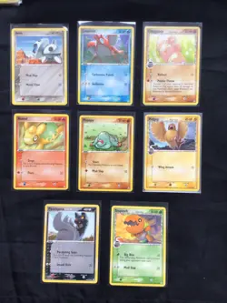 Pokemon Cards: EX Holon Phantoms 8 Card Lot - Image 1