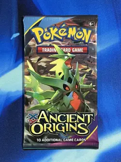 Pokemon TCG 2015 XY Ancient Origins Booster Pack Sealed Tyranitar Art - Image 1