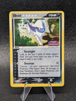 MISCUT NM ABSOL 18/110 REVERSE HOLO EX HOLON PHANTOMS DELTA SPECIES POKEMON - Image 2