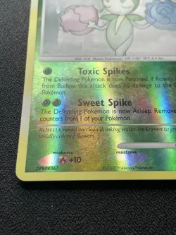 Pokemon Roselia 96/130 Reverse Holo Diamond and Pearl HP / DMG - Image 5