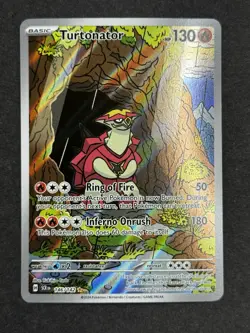 Turtonator 146/142 Stellar Crown Illustration Rare Pokemon TCG NM/Near Mint - Image 1