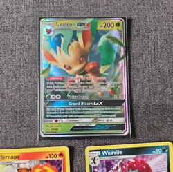 Pokemon TCG Sun & Moon Ultra Prism Holo Bundle Leafeon GX - Image 2