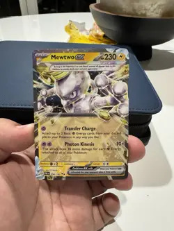 Pokemon Mewtwo ex Tera SV04: Paradox Rift 058/182 Holo Double Rare 230HP - Image 1