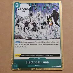 One Piece CCG Electrical Luna OP08-036 - Two Legends ENGLISH FOIL Rare TCG CCG - Image 1