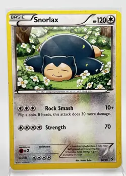 Snorlax 26/39 Pokemon Card XY Kalos Starter Set 2013 MP - Image 1
