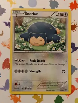 Pokemon TCG Snorlax 26/39 XY Kalos Starter Set 2013 English - Image 1