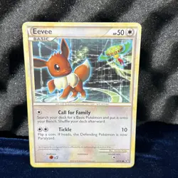 Eevee 48/90 HGSS Undaunted Common Card 48/90 Pokemon Card - Image 1