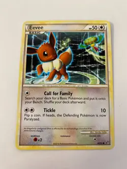 Eevee 48/90 Pokemon HG & SS Undaunted Common Non Holo NM/MINT 2010 box-S2 - Image 1