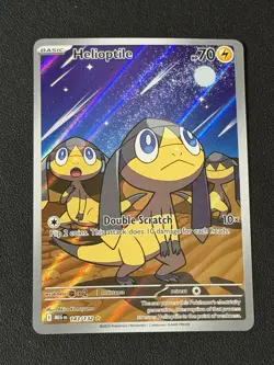 Pokemon TCG Mega Evolution Helioptile 143/132 Illustration Rare Near Mint - Image 1