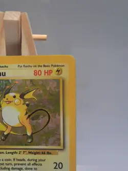 Raichu 14/102 Pokemon Card TCG Base Set Unlimited Holo - Image 4