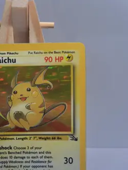 Raichu 14/102 Pokemon Card TCG Base Set Unlimited Holo - Image 4