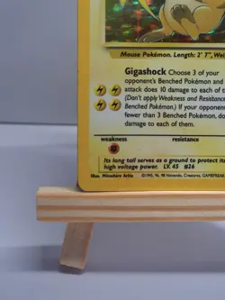 Raichu 14/102 Pokemon Card TCG Base Set Unlimited Holo - Image 5