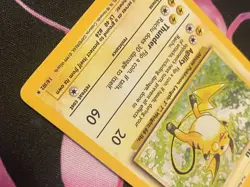 Raichu 14/102 Base Set Holo Pokemon Card Vintage Pokemon TCG WOTC - Image 3