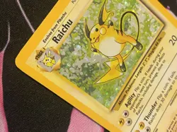 Raichu 14/102 Base Set Holo Pokemon Card Vintage Pokemon TCG WOTC - Image 5