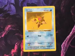 Pokemon Card Staryu Shadowless Base Set Common 65/102 WOTC Near Mint - Image 1
