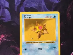 Pokemon Card Staryu Shadowless Base Set Common 65/102 WOTC Near Mint - Image 2
