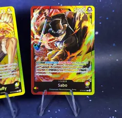 One Piece Three Brothers ST13 Foil Leaders Monkey D Luffy & Sabo & Portgas D Ace - Image 4