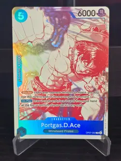 One Piece Card Game - Portgas.D.Ace (3rd Anniversary Promo) OP07-053 R - NM - Image 1
