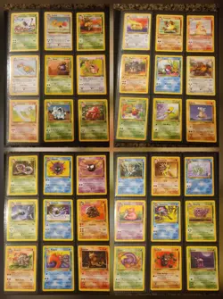 Complete Jungle / Fossil Set Commons & Uncommons NM - Good Vintage Pokemon Cards - Image 1