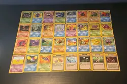 1999 Pokemon FOSSIL SET Unlimited Edition COMPLETE Non Holo UNCOMMON COMMON Lot - Image 1