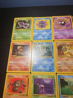 1999 Pokemon FOSSIL SET Unlimited Edition COMPLETE Non Holo UNCOMMON COMMON Lot - Image 2